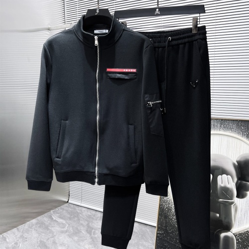 Wholesale Prada Tracksuits Long Sleeved For Men #1266045 $105.00 USD, Wholesale Quality Replica Prada Tracksuits