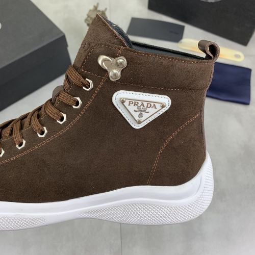 Replica Prada High Top Shoes For Men #1266048 $105.00 USD for Wholesale