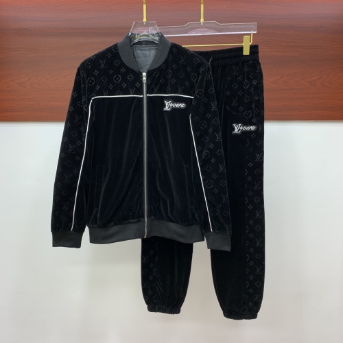 Wholesale Louis Vuitton LV Tracksuits Long Sleeved For Men #1266054 $105.00 USD, Wholesale Quality Replica Louis Vuitton LV Tracksuits