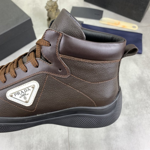 Replica Prada High Top Shoes For Men #1266057 $105.00 USD for Wholesale