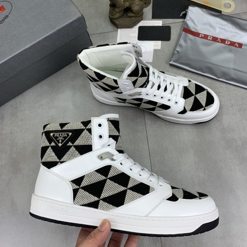 Replica Prada High Top Shoes For Men #1266062 $108.00 USD for Wholesale