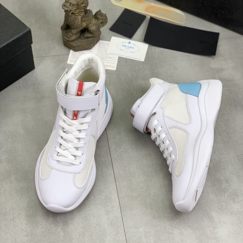 Wholesale Prada High Top Shoes For Men #1266064 $105.00 USD, Wholesale Quality Replica Prada High Top Shoes