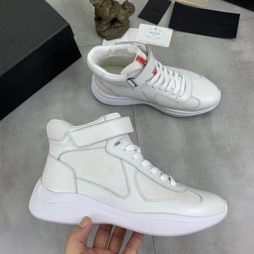 Replica Prada High Top Shoes For Men #1266065 $105.00 USD for Wholesale