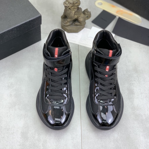 Replica Prada High Top Shoes For Men #1266068 $105.00 USD for Wholesale