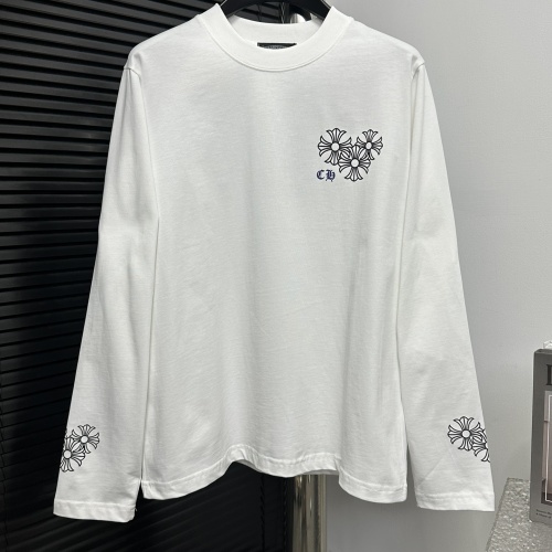 Replica Chrome Hearts T-Shirts Long Sleeved For Unisex #1266104 $52.00 USD for Wholesale