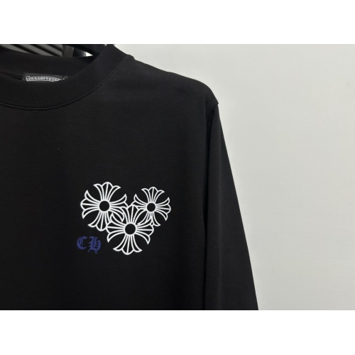 Replica Chrome Hearts T-Shirts Long Sleeved For Unisex #1266105 $52.00 USD for Wholesale