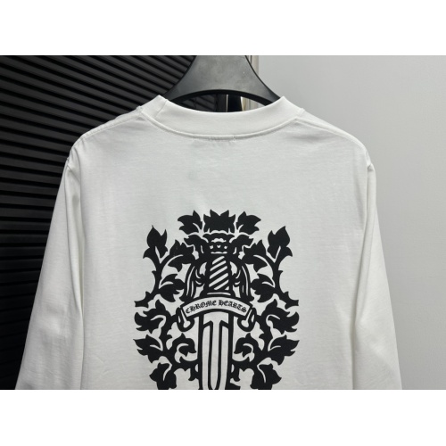 Replica Chrome Hearts T-Shirts Long Sleeved For Unisex #1266113 $52.00 USD for Wholesale