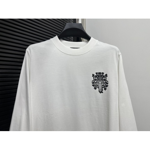 Replica Chrome Hearts T-Shirts Long Sleeved For Unisex #1266113 $52.00 USD for Wholesale