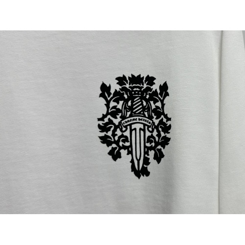 Replica Chrome Hearts T-Shirts Long Sleeved For Unisex #1266113 $52.00 USD for Wholesale