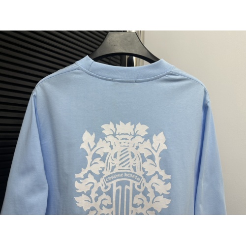 Replica Chrome Hearts T-Shirts Long Sleeved For Unisex #1266114 $52.00 USD for Wholesale