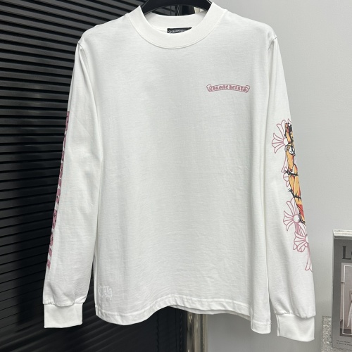 Wholesale Chrome Hearts T-Shirts Long Sleeved For Unisex #1266123 $52.00 USD, Wholesale Quality Replica Chrome Hearts T-Shirts