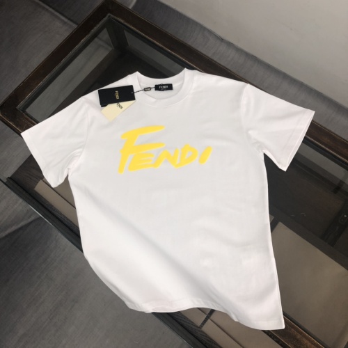 Wholesale Fendi T-Shirts Short Sleeved For Unisex #1266136 $45.00 USD, Wholesale Quality Replica Fendi T-Shirts