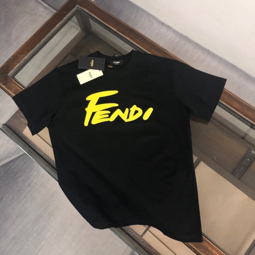 Wholesale Fendi T-Shirts Short Sleeved For Unisex #1266138 $45.00 USD, Wholesale Quality Replica Fendi T-Shirts