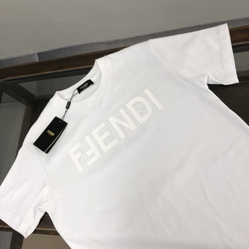 Replica Fendi T-Shirts Short Sleeved For Unisex #1266139 $45.00 USD for Wholesale