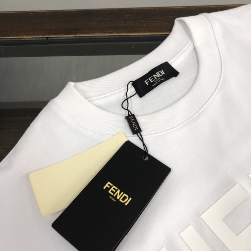 Replica Fendi T-Shirts Short Sleeved For Unisex #1266139 $45.00 USD for Wholesale