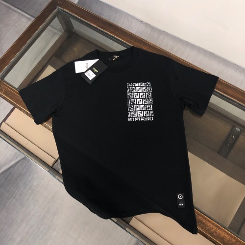 Wholesale Fendi T-Shirts Short Sleeved For Unisex #1266143 $42.00 USD, Wholesale Quality Replica Fendi T-Shirts