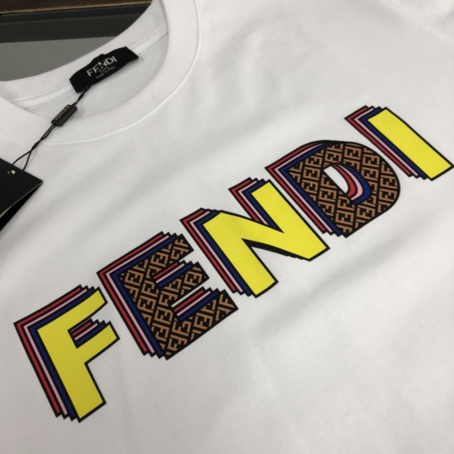 Replica Fendi T-Shirts Short Sleeved For Unisex #1266144 $42.00 USD for Wholesale