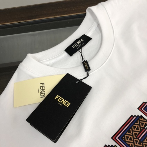 Replica Fendi T-Shirts Short Sleeved For Unisex #1266144 $42.00 USD for Wholesale