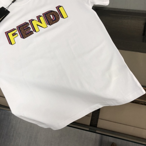 Replica Fendi T-Shirts Short Sleeved For Unisex #1266144 $42.00 USD for Wholesale