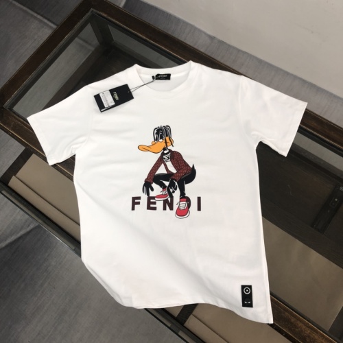 Wholesale Fendi T-Shirts Short Sleeved For Unisex #1266149 $42.00 USD, Wholesale Quality Replica Fendi T-Shirts