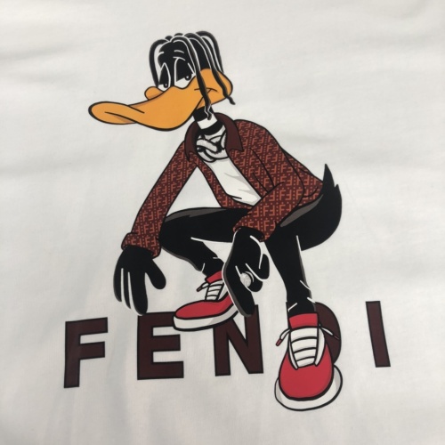 Replica Fendi T-Shirts Short Sleeved For Unisex #1266149 $42.00 USD for Wholesale