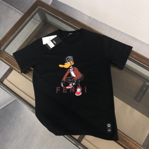 Wholesale Fendi T-Shirts Short Sleeved For Unisex #1266150 $42.00 USD, Wholesale Quality Replica Fendi T-Shirts