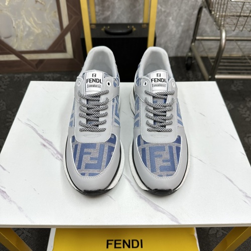 Replica Fendi Casual Shoes For Men #1266154 $80.00 USD for Wholesale