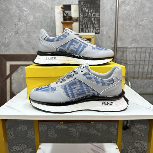 Replica Fendi Casual Shoes For Men #1266154 $80.00 USD for Wholesale