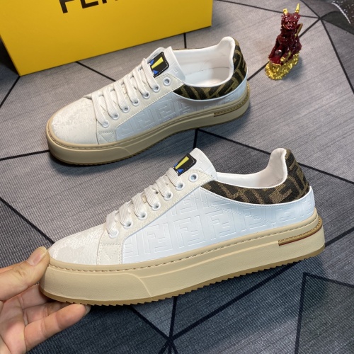 Wholesale Fendi Casual Shoes For Men #1266155 $76.00 USD, Wholesale Quality Replica Fendi Casual Shoes