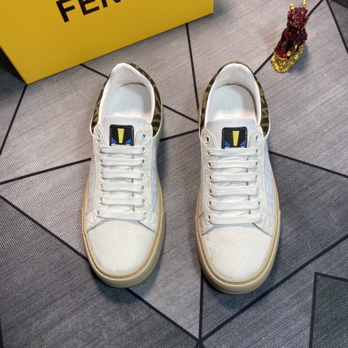 Replica Fendi Casual Shoes For Men #1266155 $76.00 USD for Wholesale