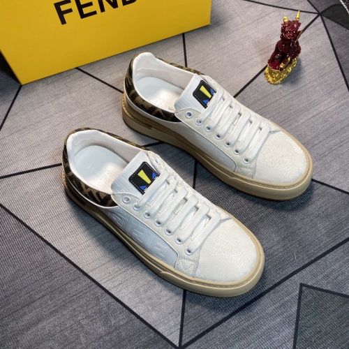 Replica Fendi Casual Shoes For Men #1266155 $76.00 USD for Wholesale