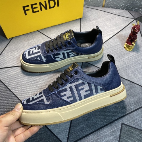 Wholesale Fendi Casual Shoes For Men #1266158 $76.00 USD, Wholesale Quality Replica Fendi Casual Shoes