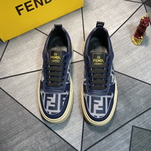 Replica Fendi Casual Shoes For Men #1266158 $76.00 USD for Wholesale