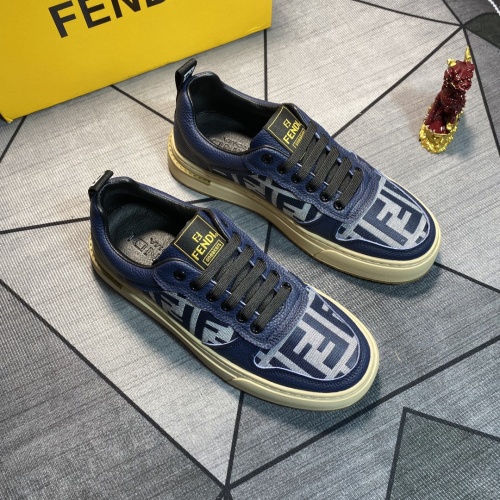 Replica Fendi Casual Shoes For Men #1266158 $76.00 USD for Wholesale