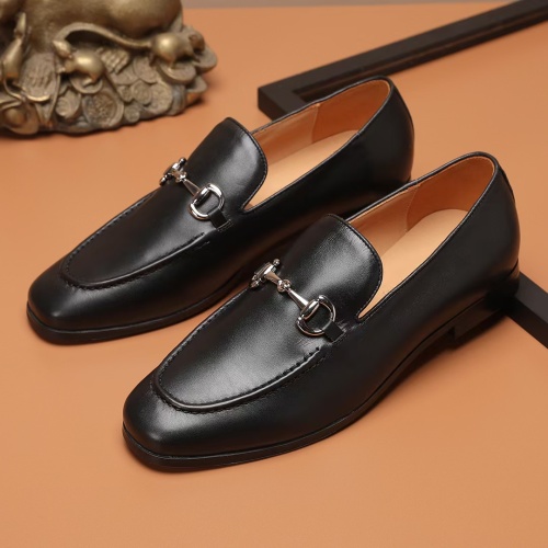 Wholesale Gucci Oxfords Shoes For Men #1266173 $80.00 USD, Wholesale Quality Replica Gucci Oxfords Shoes