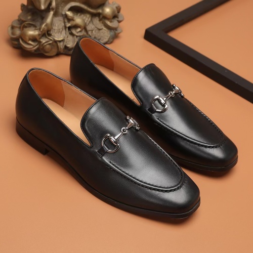 Replica Gucci Oxfords Shoes For Men #1266173 $80.00 USD for Wholesale