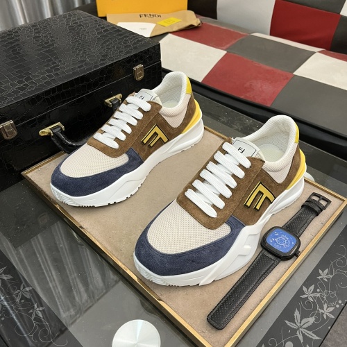 Replica Fendi Casual Shoes For Men #1266183 $96.00 USD for Wholesale