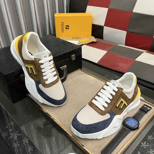 Replica Fendi Casual Shoes For Men #1266183 $96.00 USD for Wholesale