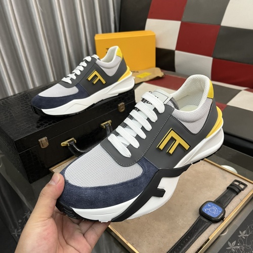 Wholesale Fendi Casual Shoes For Men #1266184 $96.00 USD, Wholesale Quality Replica Fendi Casual Shoes