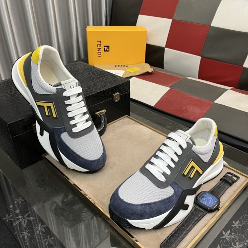 Replica Fendi Casual Shoes For Men #1266184 $96.00 USD for Wholesale