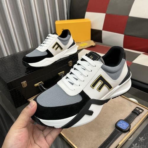 Wholesale Fendi Casual Shoes For Men #1266186 $96.00 USD, Wholesale Quality Replica Fendi Casual Shoes