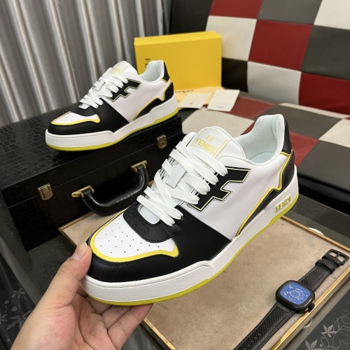 Wholesale Fendi Casual Shoes For Men #1266206 $98.00 USD, Wholesale Quality Replica Fendi Casual Shoes