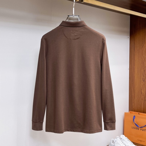 Replica Burberry T-Shirts Long Sleeved For Men #1266212 $82.00 USD for Wholesale