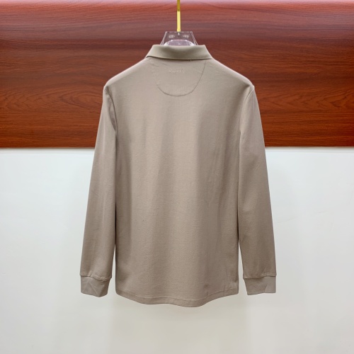 Replica Prada T-Shirts Long Sleeved For Men #1266216 $82.00 USD for Wholesale