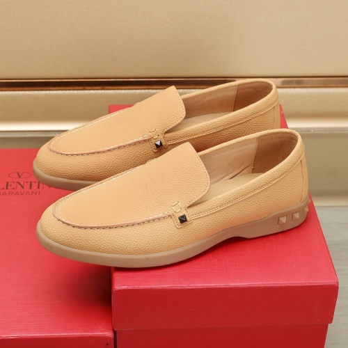 Replica Valentino Leather Shoes For Men #1266256 $96.00 USD for Wholesale