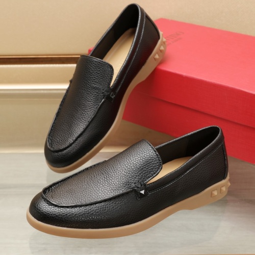 Wholesale Valentino Leather Shoes For Men #1266259 $96.00 USD, Wholesale Quality Replica Valentino Leather Shoes