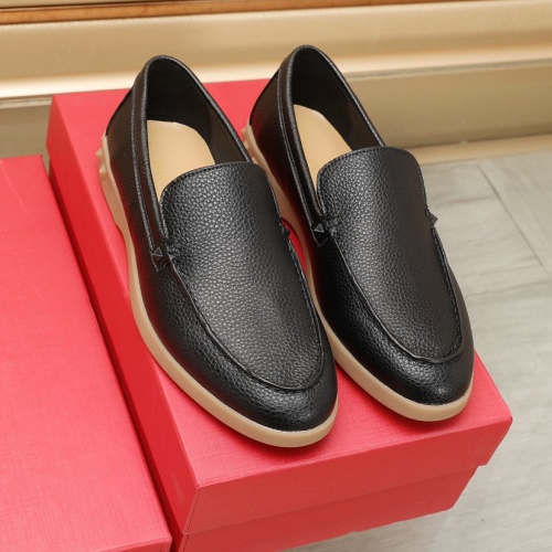 Replica Valentino Leather Shoes For Men #1266259 $96.00 USD for Wholesale