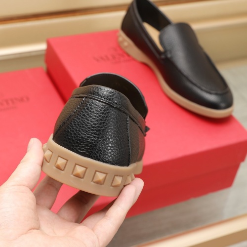 Replica Valentino Leather Shoes For Men #1266259 $96.00 USD for Wholesale