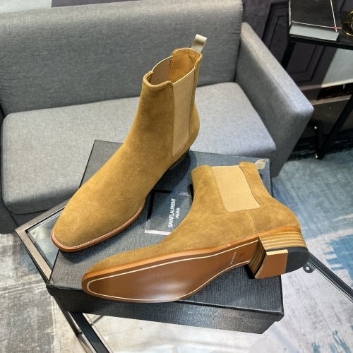 Wholesale Yves Saint Laurent YSL Boots For Men #1266305 $105.00 USD, Wholesale Quality Replica Yves Saint Laurent YSL Boots