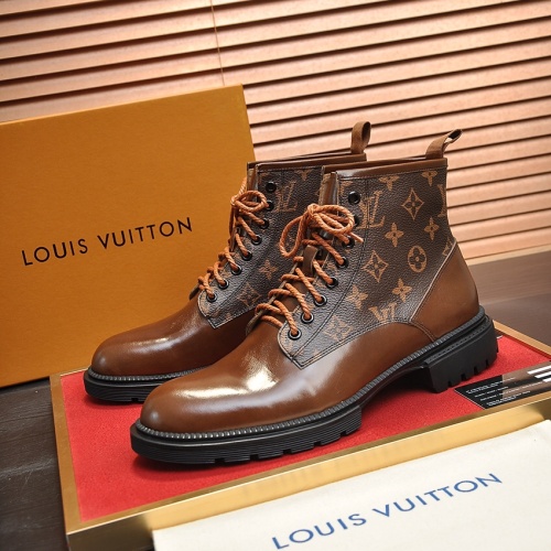 Wholesale Louis Vuitton Boots For Men #1266348 $125.00 USD, Wholesale Quality Replica Louis Vuitton Boots